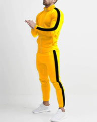 Big & Tall Men's Casual Solid Color Sports Casual Suit M-3XL