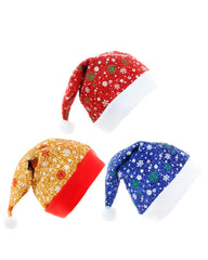 Color Snowflake Christmas Hat Party Headwear