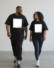 Glow Custom Cotton Tee: Phone Image to Light - Up Art