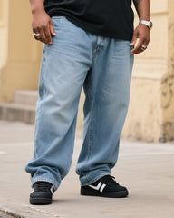 Big & Tall Men's I Love PARIS T-Shirt Denim Pants Suit