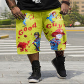 Big & Tall Sports Casual Good Guys Cartoon Kid Shorts