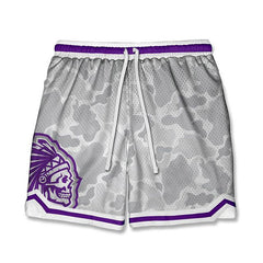 Skull Sports Street Style Plus Size Basketball Breathable Shorts