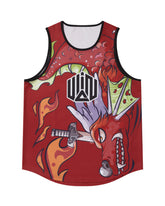 Men's Plus Size Basketball Dragon Sports Vest