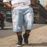 Men's Hole Feature Fashion Trendy Street Shooting Jeans