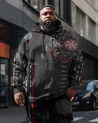 Men's Big & Tall Sweatsuit Nine Worlds Hoodie and Sweatpants Set