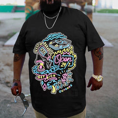 Plus Size Black Get Rich T-Shirt