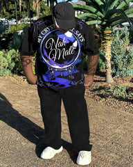 Gothic Plus Size My Crystal Ball Says Casual Two-piece Set