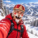 Funny Christmas Nutcracker Face Mask
