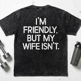 A washed black statement tee made for men