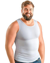 L-4XL Big & Tall Men's Abdominal And Chest Vest | Body Shaping Underwear Compression Vest |