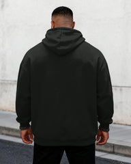 Big & Tall Men's "DON'T QUIT" Inspirational Print Hoodie