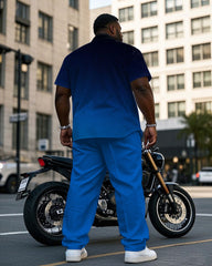 Black & Blue Gradient Casual