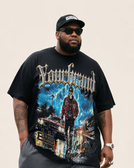 Big Boy Must-Have Fashion Street Trend Skull Wear T-Shirt Pants Suit