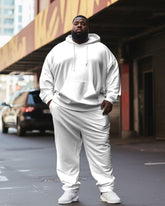 Big & Tall Men's 2 Piece Tracksuit Casual Hoodie and Sweatpants Set