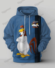 Men's Big & Tall 2 Piece Foghorn Leghorn Hoodie and Pants Set