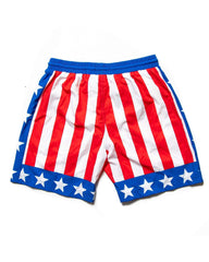 Big & Tall Men's Hawaii. Everyday Casual-Rocky "Heart On Fire" Mixed Shorts