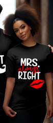 Couple's Big & Tall Mr Ringhr Round Neck Short Sleeve T-Shirt