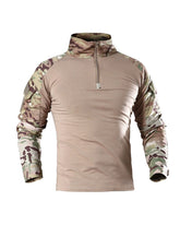 Outdoor Tactical Slim-fit Quick-dry Frog Suit Training Clothes Long-sleeved T-shirt S-4XL