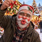 Novelty Pouting Santa Claus Mask