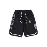 Men's Big & Tall Letter Print Track Shorts Athletic Street Style