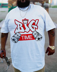 Plus Size White Big Time T-Shirt