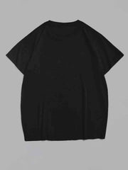 Women's Plus Size Graffiti Sunflower Round Neck Short Sleeve T-Shirt