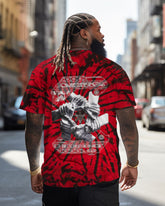 Men's Plus Size Culture Music Festival Tie Dye Magic Hip Hop Crew Neck Short Sleeve T-Shirt