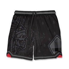 Skull Sports Street Style Big and Tall Basketball Breathable Shorts