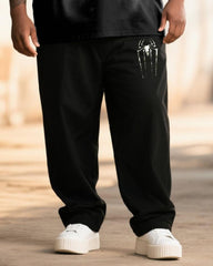 Big & Tall Men's Cosplay Pax Spider Print T-Shirt Trousers Suit