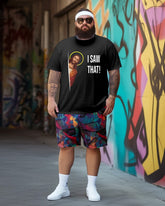 Jesus I SAW THAT! Letter Print Large Men's Set