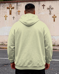 Big & Tall Men's Sacred Heart Jesus Artistic Printed Hoodie