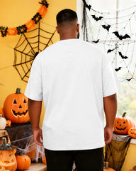 Big & Tall Men's Halloween Crown King Beard Print Short Sleeve Tee