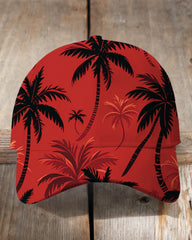 Bold Coconut Trees Outdoor Casual Duckbill Cap