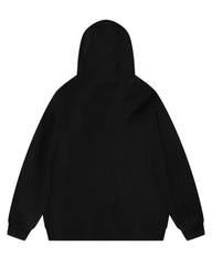 Star Of David Oversized Cotton Hoodie