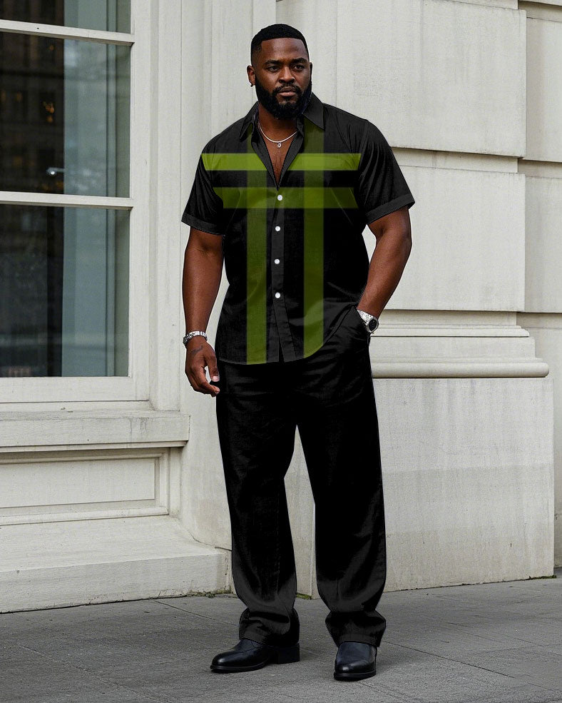 green plaid dress pants The Lincoln Log Love Lady