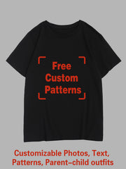 Customized Big and Tall T-shirt (You Can Upload Pictures, Text, Logo, Etc. To Customize Your Interesting T-shirt)