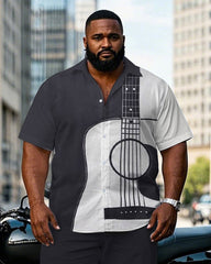 Gray Guitar Large Print