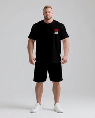 No Time Like The Present Contrasting 2-Piece T-shirt Set