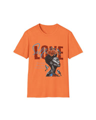 Women's Plus Size Black Culture Round Neck Short Sleeve T-Shirt