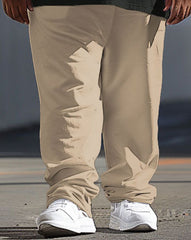 Men's Large Casual Colour Block Coconut Tree Print T-Shirt Pants Suit