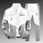 Men's Athletic Set Casual Sports Jacket and Jogging Pants