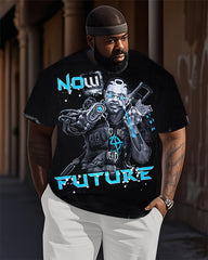 Big Shit Cyberpunk Print Top T-Shirt