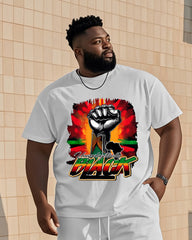 Men's Plus Size June Festival Print T-Shirt