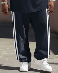 Casual Simple Graffiti Expression Print Men's Large Suit