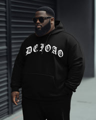 Printed Angel Front And Back Oversize Cotton Hoodie