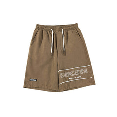 Plus Size Athletic Street Style Shorts