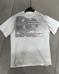 L-3XL Street Fashion Letter Rough Crewneck T-Shirt