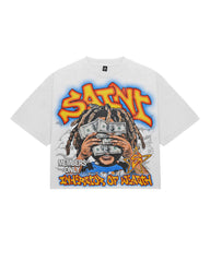 Plus Size Men's Essential Personality Graffiti Trend T-shirt