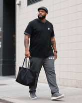 Big Boy Street Fashion Simple Star Short Sleeve Trousers Suit