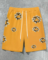 Men's Plus Size Simple and Interesting Cotton Print Shorts